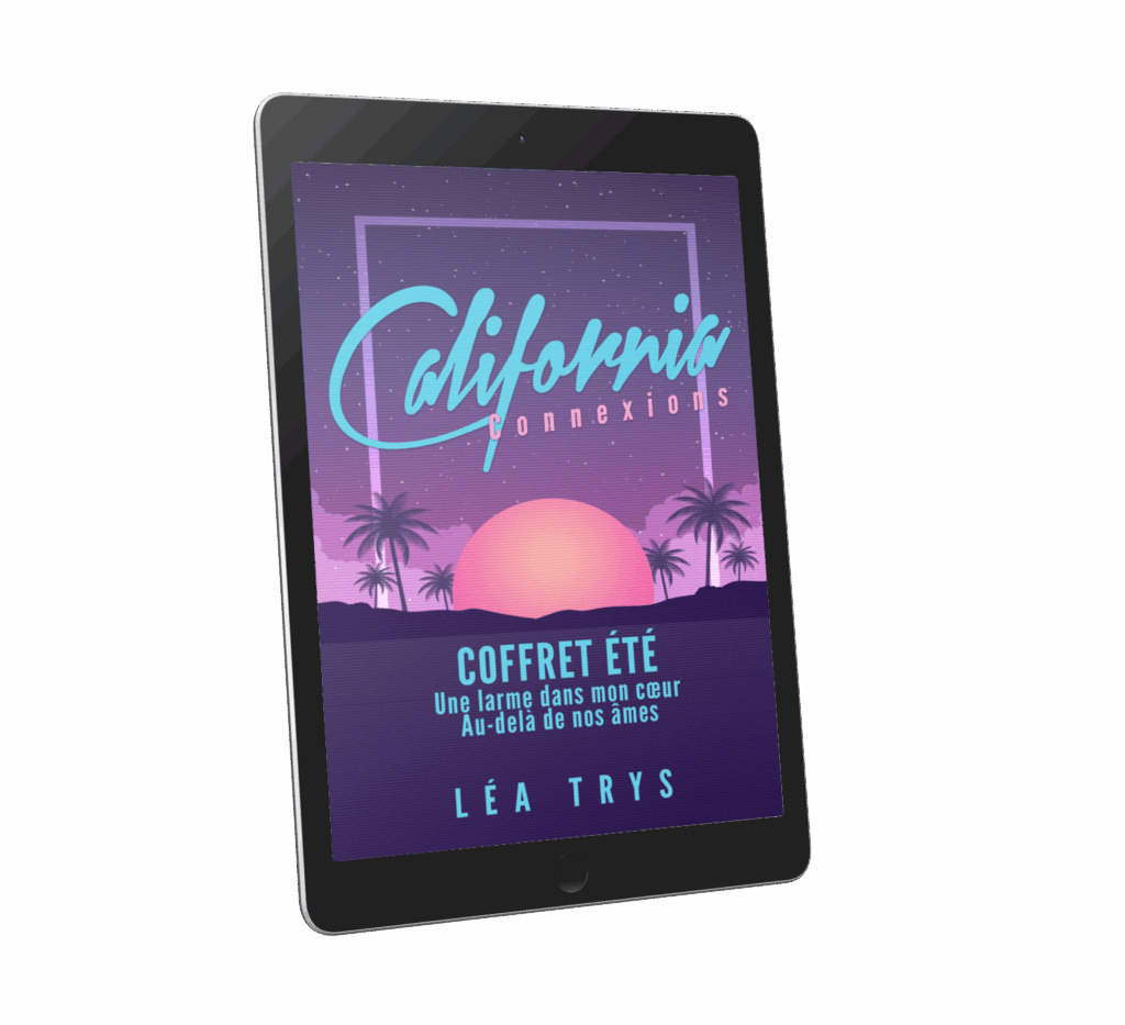 Coffret ebook réunissant deux romances contemporaines de Léa Trys : Une larme dans mon cœur et Au-delà de nos âmes