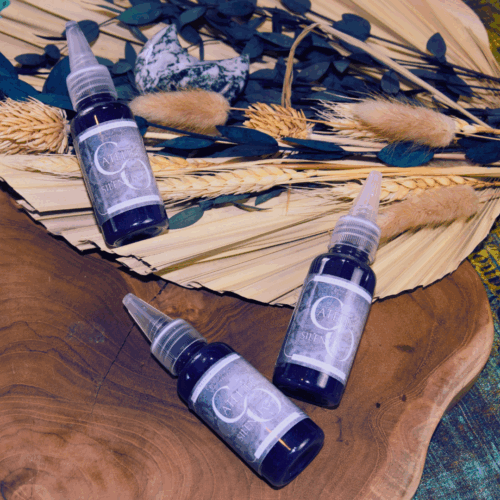 Huile parfumée Silentia, senteur bergamote, fleurs blanches et bois de santal, collection Fragments — Atelier Clair-Obscur